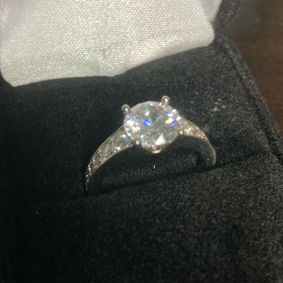 Diamonique Engagement Ring - Picture 5 of 5